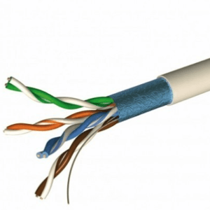 Câble Ethernet monobrin CAT6 F/UTP LSZH blanc 500 M