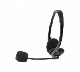 Casque micro stro jack 3.5 mm noir