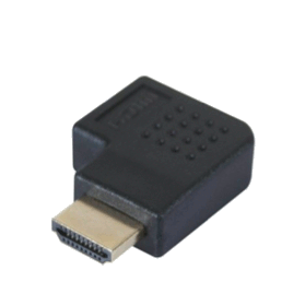 Adaptateur HDMI M/F coudé à plat modèle A