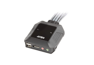 Mini switch KVM DisplayPort/USB ATEN CS22DP 2 ports