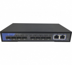 afficher l'article Switch Gigabit 10 ports : 8 SPF + 2RJ45