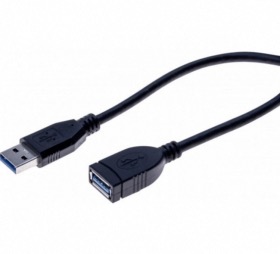 Rallonge USB 3.0 type A M/F 3 m noire