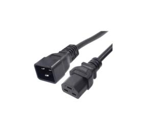 Rallonge secteur C21 C20 noire 2 m