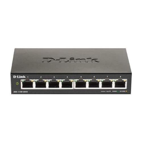 Switch D-LINK EasySmart 8 ports giga DGS-1100-08V2/E