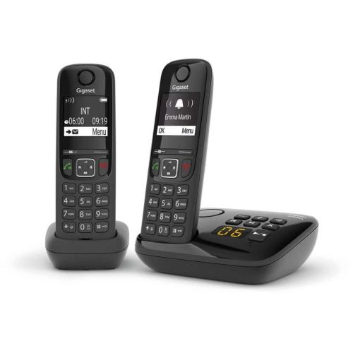 Téléphone DECT Gigaset AS690 pack de 2 avec répondeur