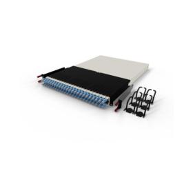 Panneau Patchbox One 24 RJ45 Cat6a UTP 1,8 m 30U bleus