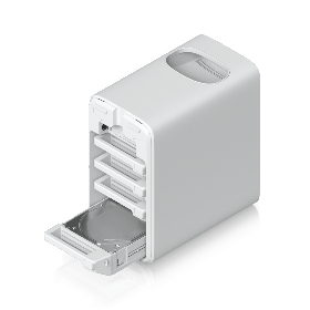 NAS tour UniFi Ubiquiti 4 baies UNAS-4 blanc