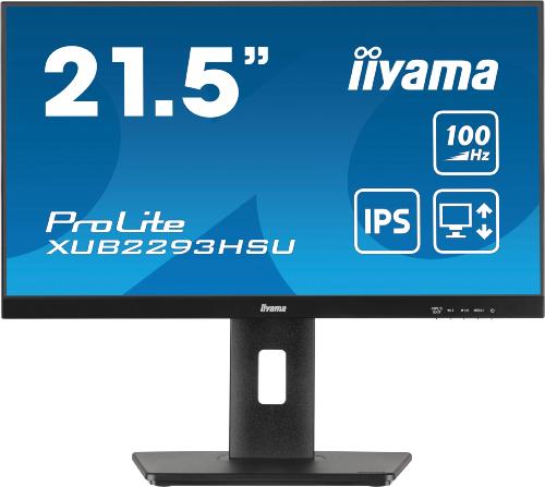 Moniteur LED IPS FHD 21,5 pouces IIYAMA XUB2293HSU-B7