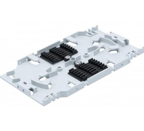 Cassette d'épissure pour 12 protections à pincer