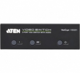 Commutateur VGA Audio RS232 2 ports ATEN VS0201