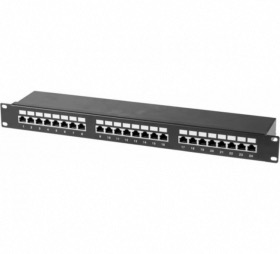 Panneau de brassage ÉCO 19 CAT5e STP 24 ports