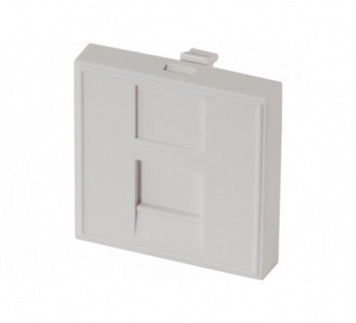 Plastron nu 1 RJ45 format 45 x 45