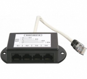 Répartiteur téléphonique RJ45/RJ11 4 voies