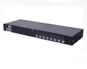 Switch KVM 8 ports HDMI 4K USB 2.0 avec câbles