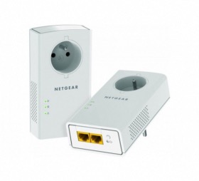 CPL avec prise AV2000 Netgear PLP2000 pack de 2