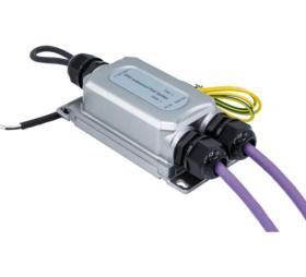 Splitter PoE++ étanche 2 sorties RJ45 + 12V 2 fils