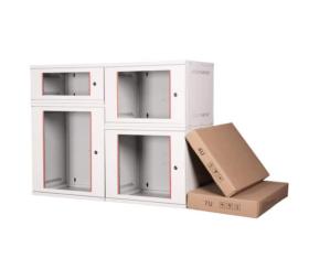 Coffret Avantage 19 pouces 4U gris 542 x 400 en kit
