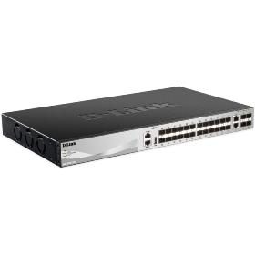 Switch D-LINK xStack 24 SFP giga 2 ports 10G 4 SFP+