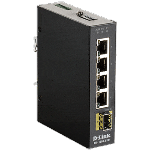 Switch industriel 4 ports giga 1 SFP D-LINK DIS-100G-5SW