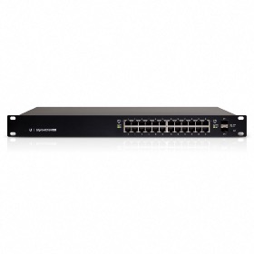 afficher l'article EdgeSwitch 24 ports giga PoE+ 500W 2 SFP Ubiquiti 