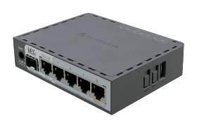 Routeur 5 ports giga 1SFP 2.5G hEX S Mikrotik E60IUGS