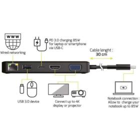 Station d'accueil USB-C 5 ports Port Designs 901909