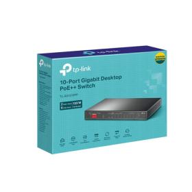 Switch 10 ports giga 8 PoE++ 123W TP-Link TL-SG1210PP