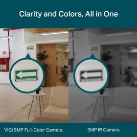 Caméra IP intérieure 5MP VIGI C450 4 mm