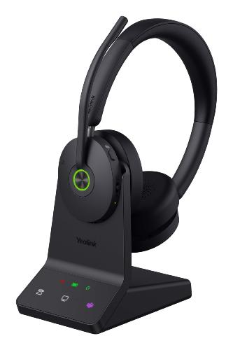 Casque stéréo DECT Bluetooth Yealink WH68T avec base