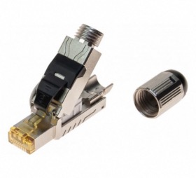 Connecteur de terrain 8P8C RJ45 Cat 8 STP