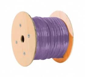 Câble RPC violet double monobrin F/FTP CAT6a LSOH 100 M