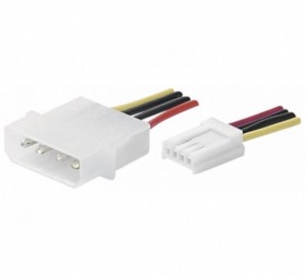 Adaptateur alimentation Molex vers Floppy 20 cm