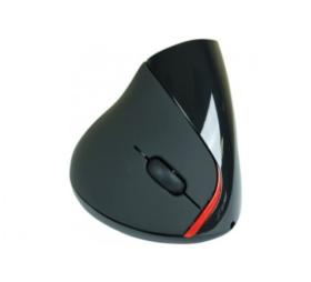 Souris verticale noire sans fil pour droitier