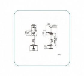 Support simple à fixer pour écran 15-24 Aavara TI011