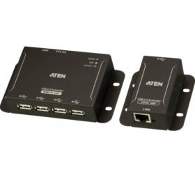 afficher l'article Extendeur USB sur RJ45 avec Hub 4 ports UCE3250