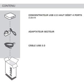 Hub USB 2.0 4 ports D-Link DUB-H4
