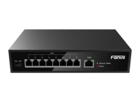 Convertisseur RJ45 2 fils 300 m 8 ports Fanvil PN8