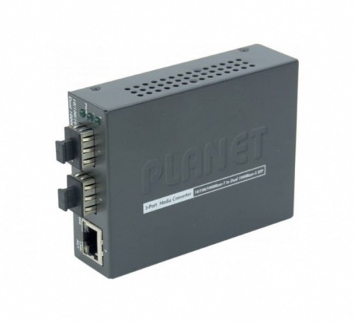 Convertisseur RJ45 double port SFP Planet GT-1205A