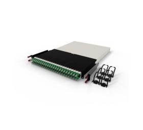 Panneau Patchbox One 24 RJ45 Cat6a UTP 1,8 m 30U verts