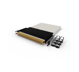 Panneau Patchbox One 24 RJ45 Cat6a UTP 1,8 m 30U jaunes