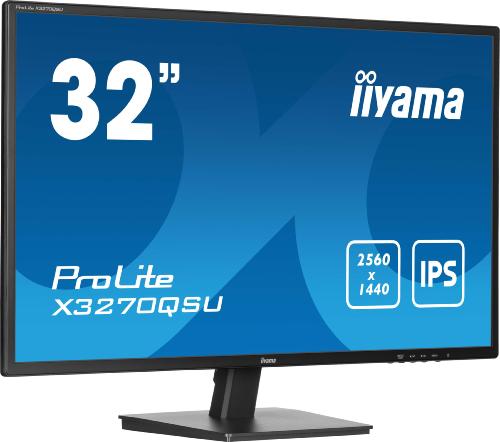 Moniteur LED IPS 31,5 pouces IIYAMA X3270QSU-B1