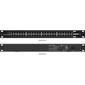 EdgeSwitch 48 ports giga PoE+ 750W 2 SFP 2 SFP+ Ubiquiti