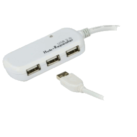 Câble répéteur USB 2.0 ATEN UE2120H 12 m avec Hub 4 ports