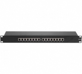 Panneau de brassage 19 CAT6 STP 16 ports