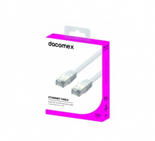 Cordon RJ45 Cat6 F/UTP blanc 50 cm