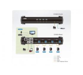 Switch KVM HDMI 4K USB 4 ports ATEN CS1824