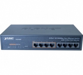 Switch 8 ports Planet FDS-804P (4 PoE 65W)
