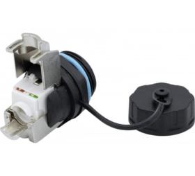 Embase RJ45 CAT6a étanche avec bouchon