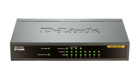 afficher l'article Switch 8 ports 10/100 4 PoE 52W D-LINK DES-1008PA