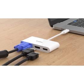 Adaptateur USB-C vers DP HDMI VGA DeLock